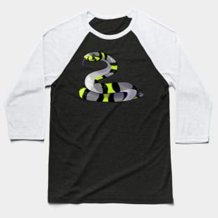 Agender Snake Baseball T-Shirt